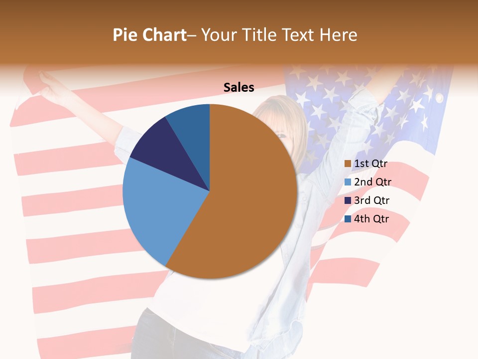 Holding Excited Cheerful PowerPoint Template