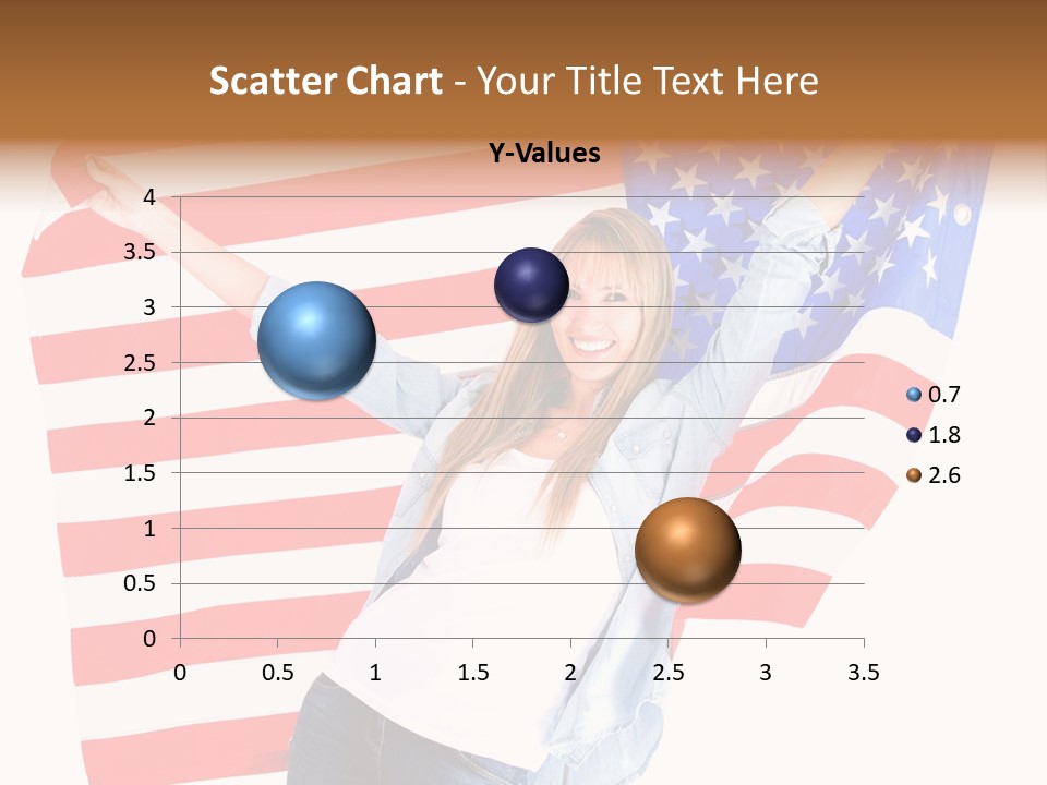 Holding Excited Cheerful PowerPoint Template