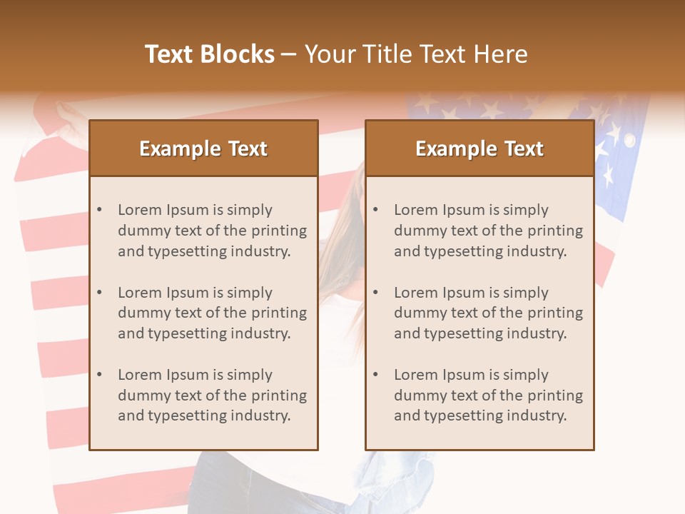 Holding Excited Cheerful PowerPoint Template