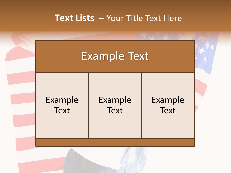 Holding Excited Cheerful PowerPoint Template