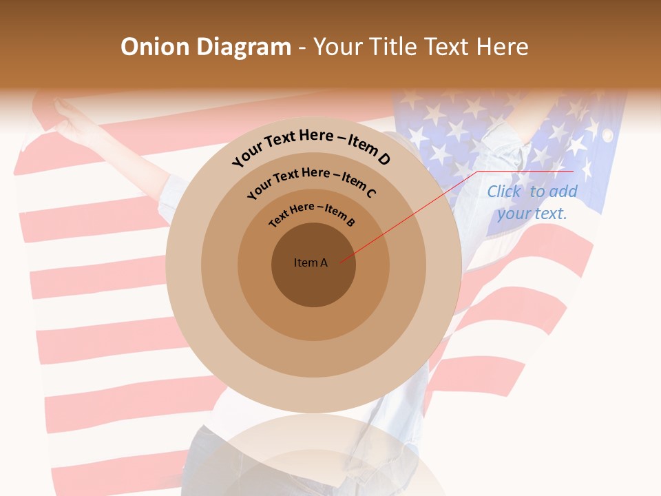 Holding Excited Cheerful PowerPoint Template