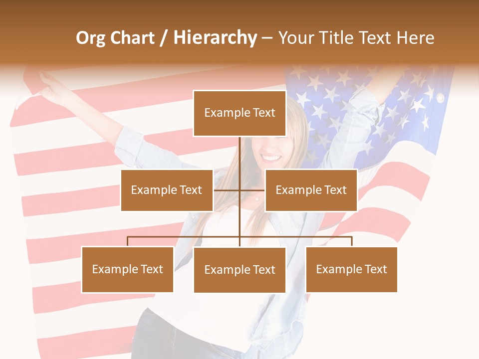 Holding Excited Cheerful PowerPoint Template