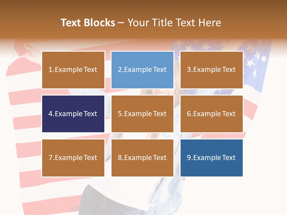 Holding Excited Cheerful PowerPoint Template