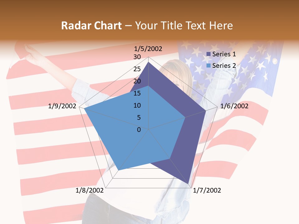 Holding Excited Cheerful PowerPoint Template