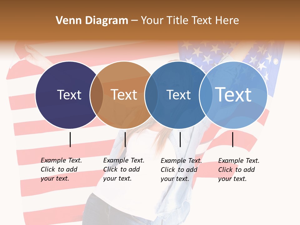 Holding Excited Cheerful PowerPoint Template