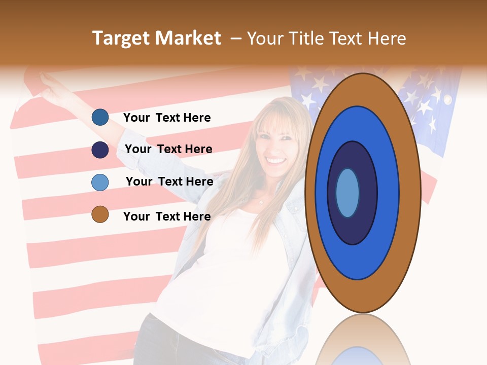 Holding Excited Cheerful PowerPoint Template