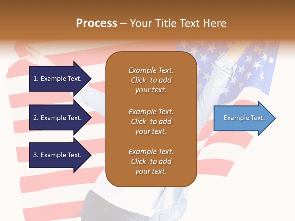 Holding Excited Cheerful PowerPoint Template