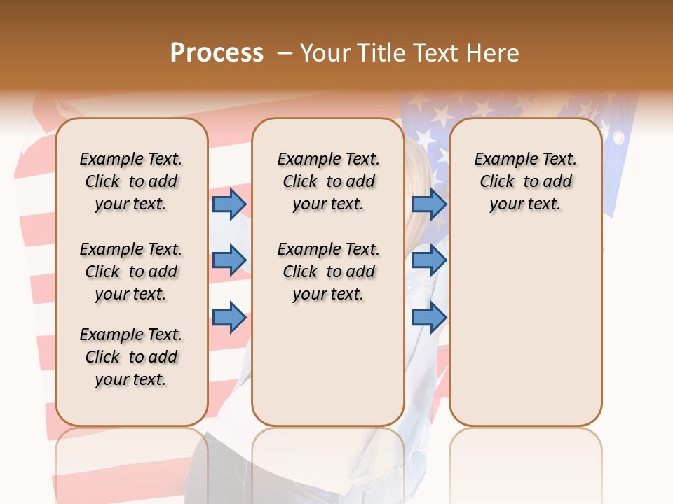 Holding Excited Cheerful PowerPoint Template