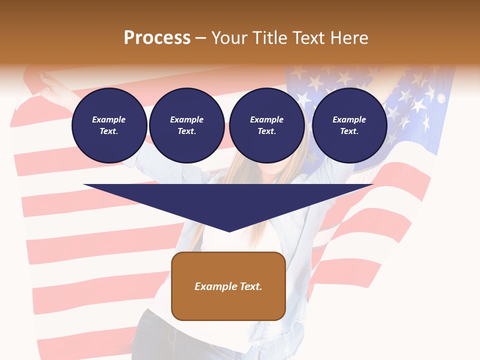 Holding Excited Cheerful PowerPoint Template