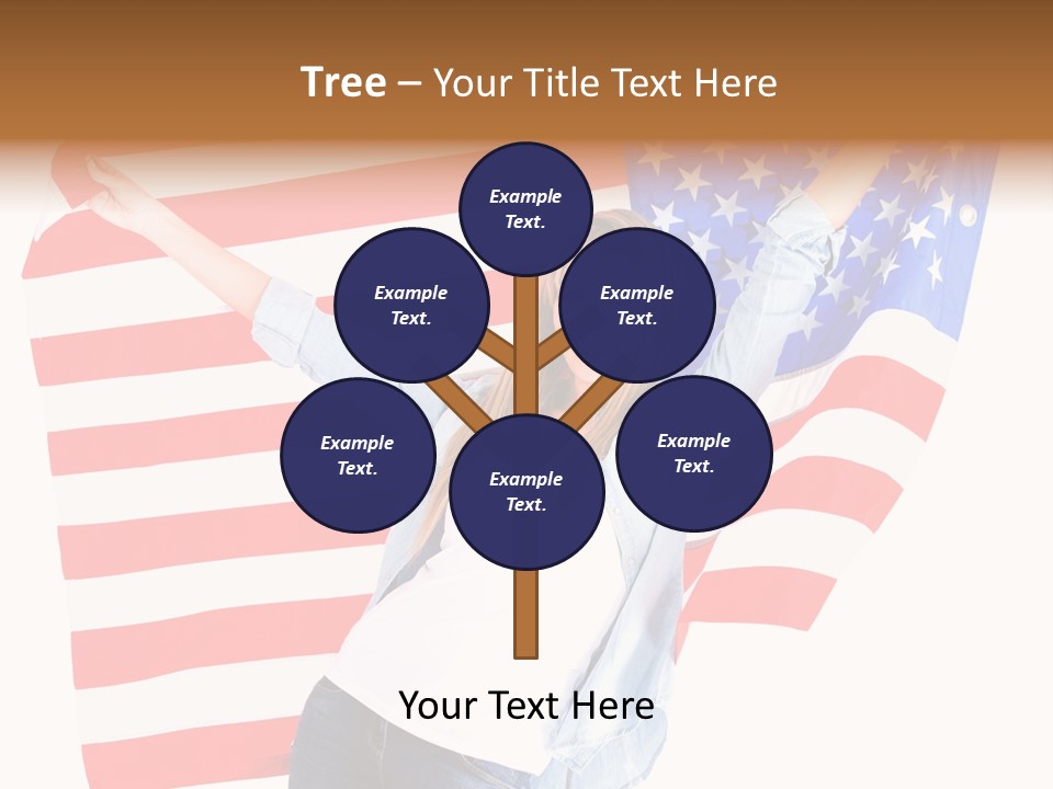 Holding Excited Cheerful PowerPoint Template