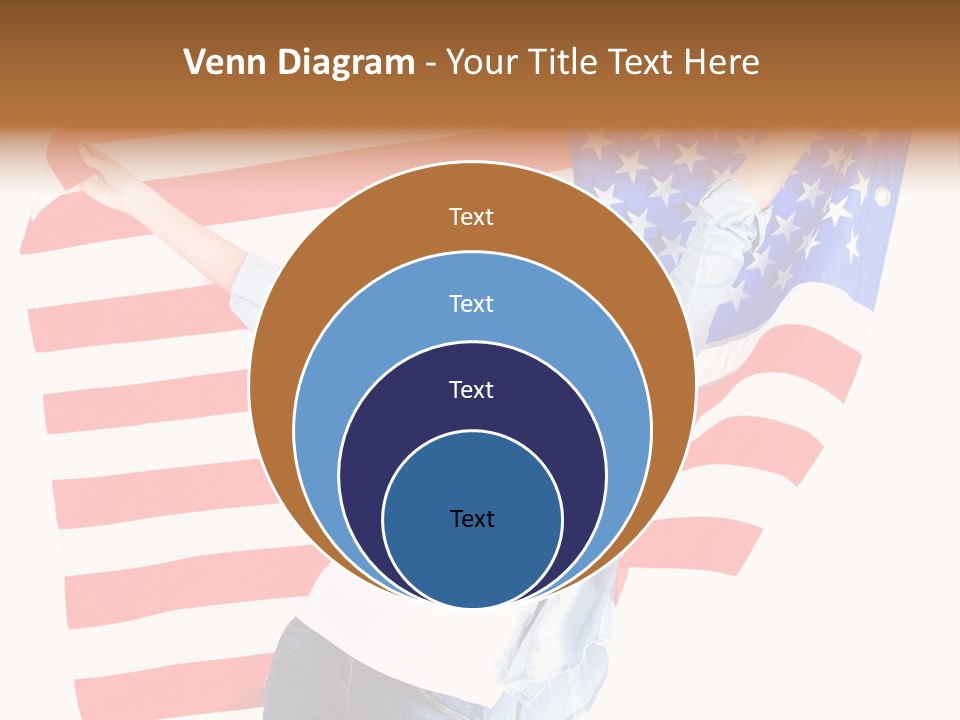 Holding Excited Cheerful PowerPoint Template