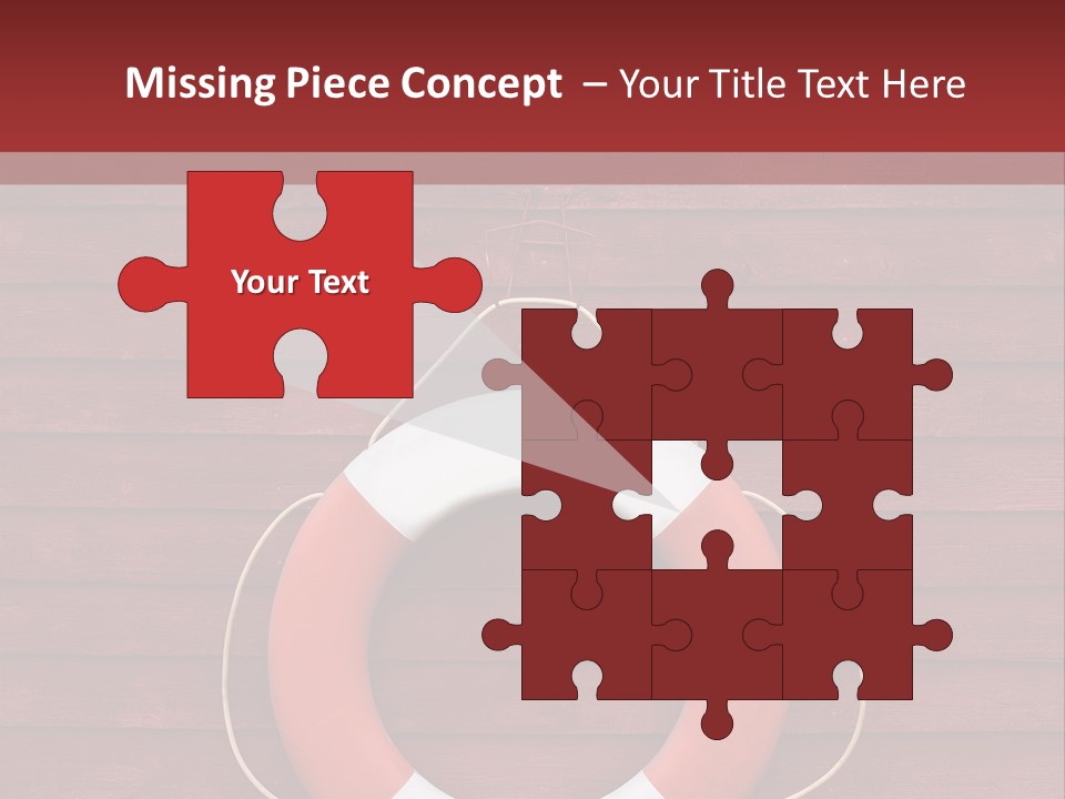 Emergency Object Ship PowerPoint Template