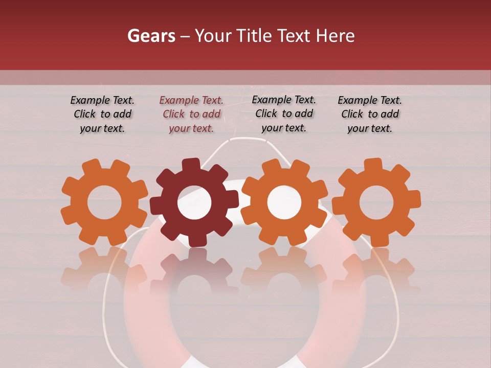 Emergency Object Ship PowerPoint Template