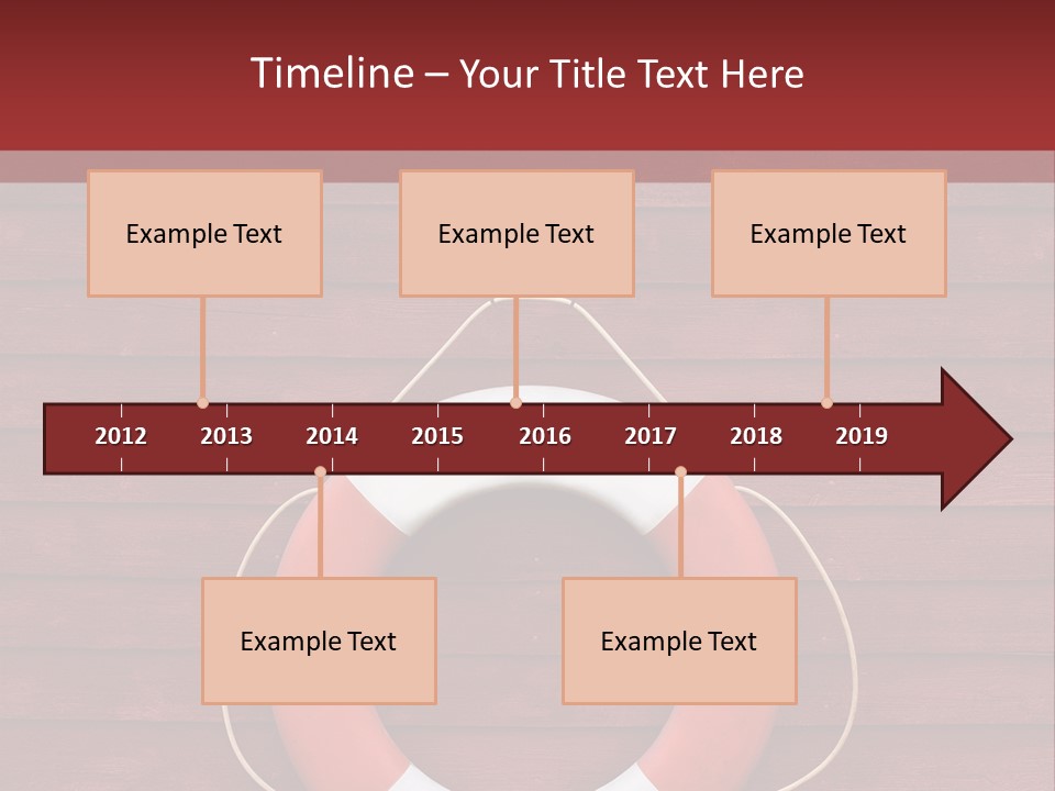 Emergency Object Ship PowerPoint Template