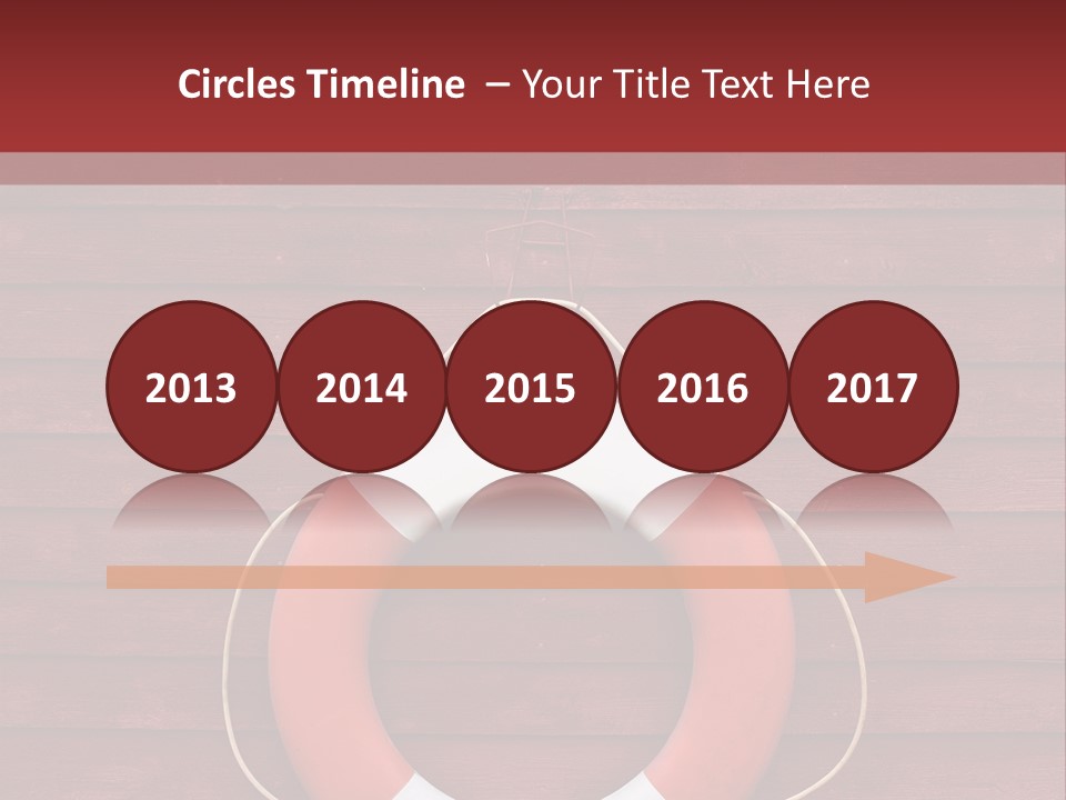 Emergency Object Ship PowerPoint Template