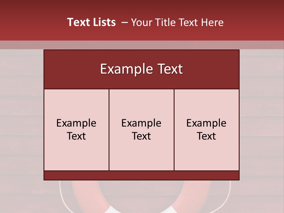 Emergency Object Ship PowerPoint Template
