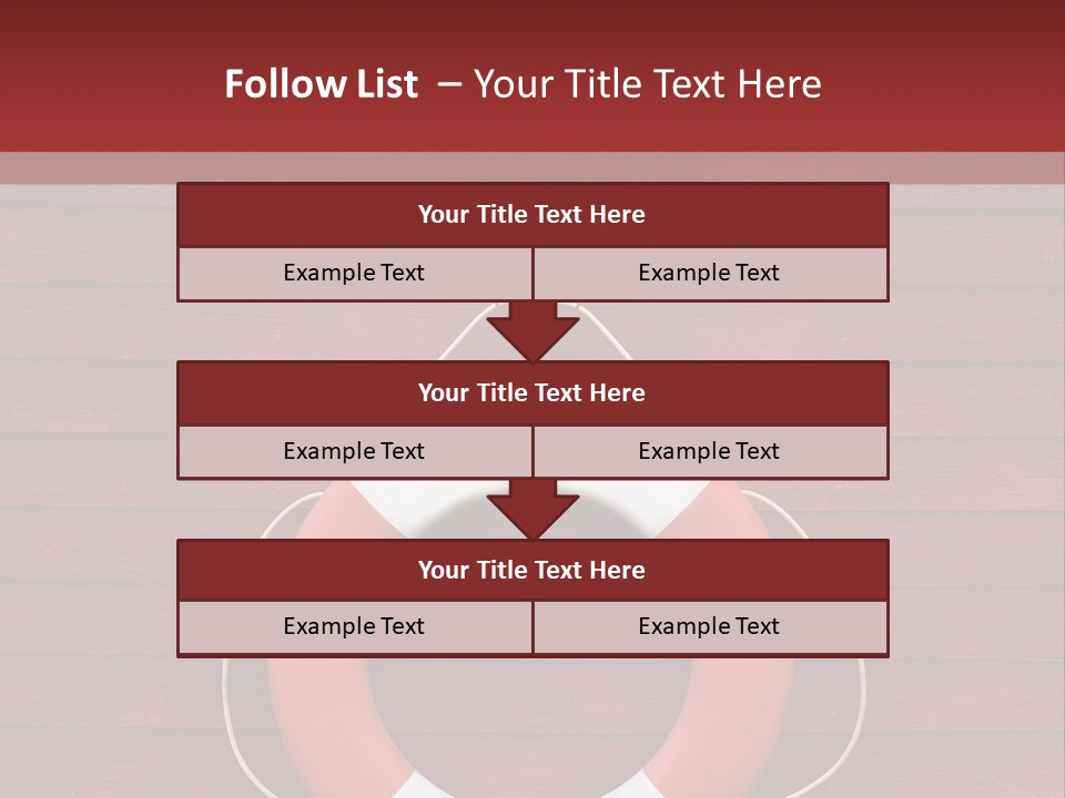 Emergency Object Ship PowerPoint Template