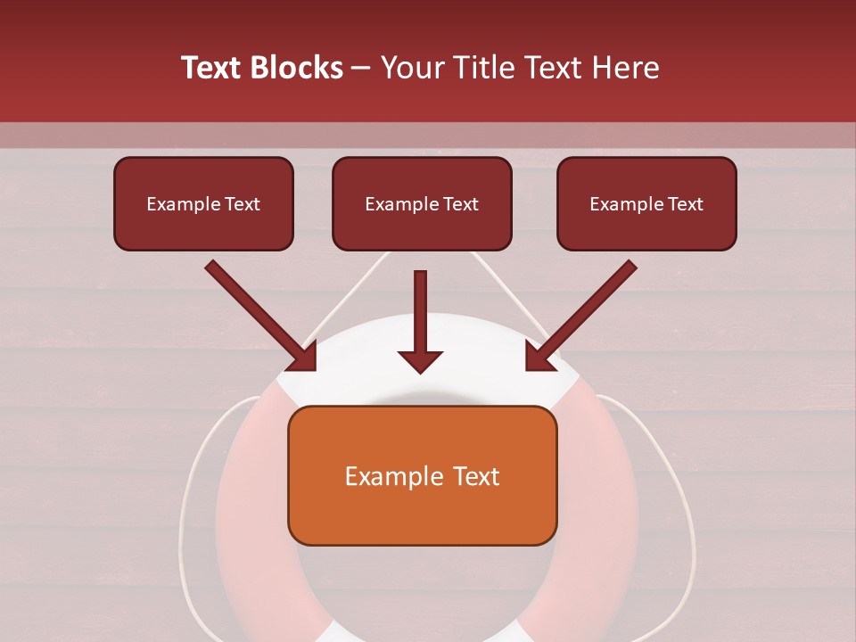 Emergency Object Ship PowerPoint Template