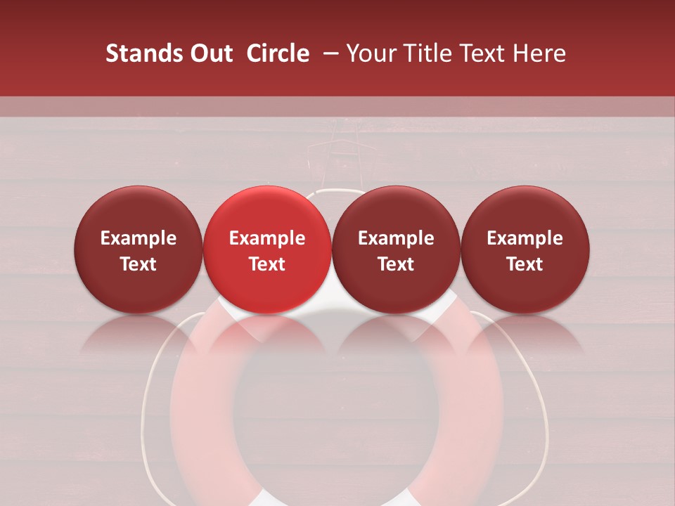 Emergency Object Ship PowerPoint Template