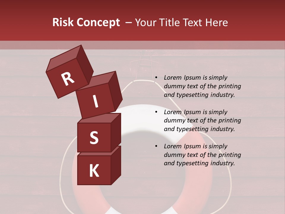 Emergency Object Ship PowerPoint Template
