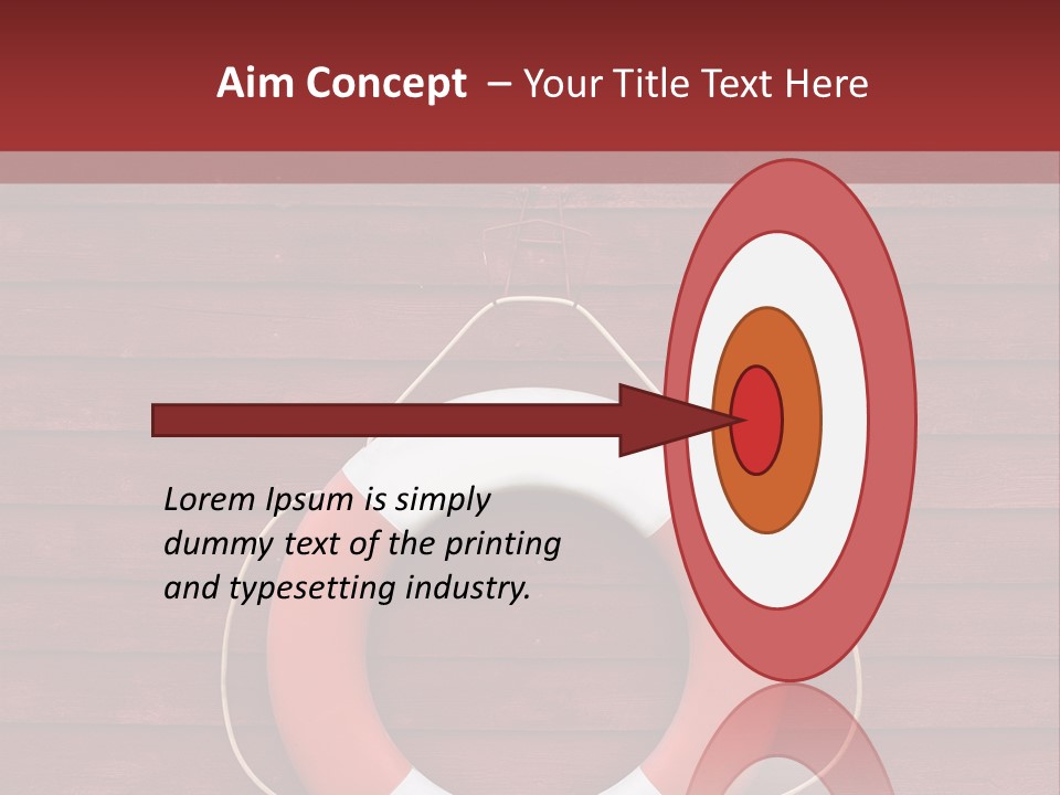 Emergency Object Ship PowerPoint Template