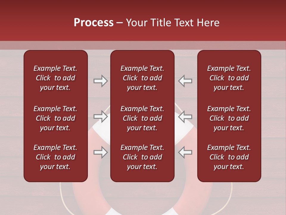 Emergency Object Ship PowerPoint Template