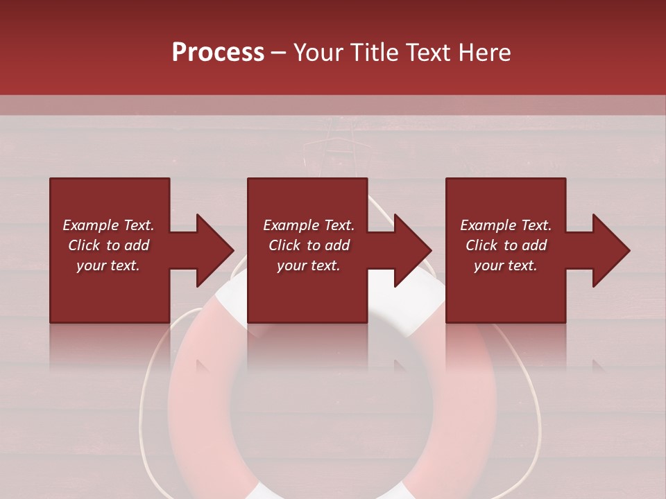 Emergency Object Ship PowerPoint Template