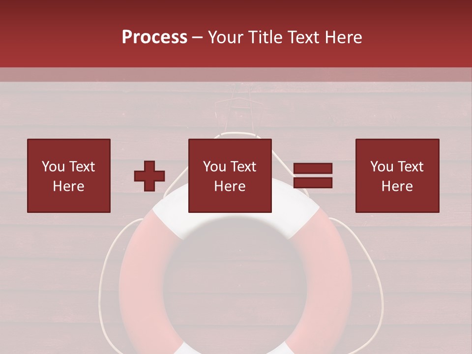 Emergency Object Ship PowerPoint Template