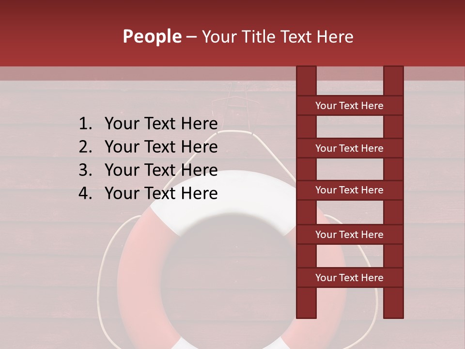 Emergency Object Ship PowerPoint Template