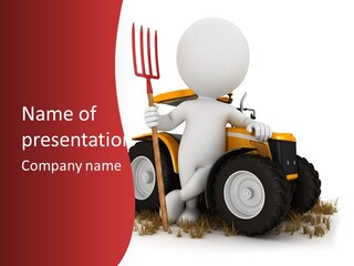 Industrial Farmland Guy PowerPoint Template