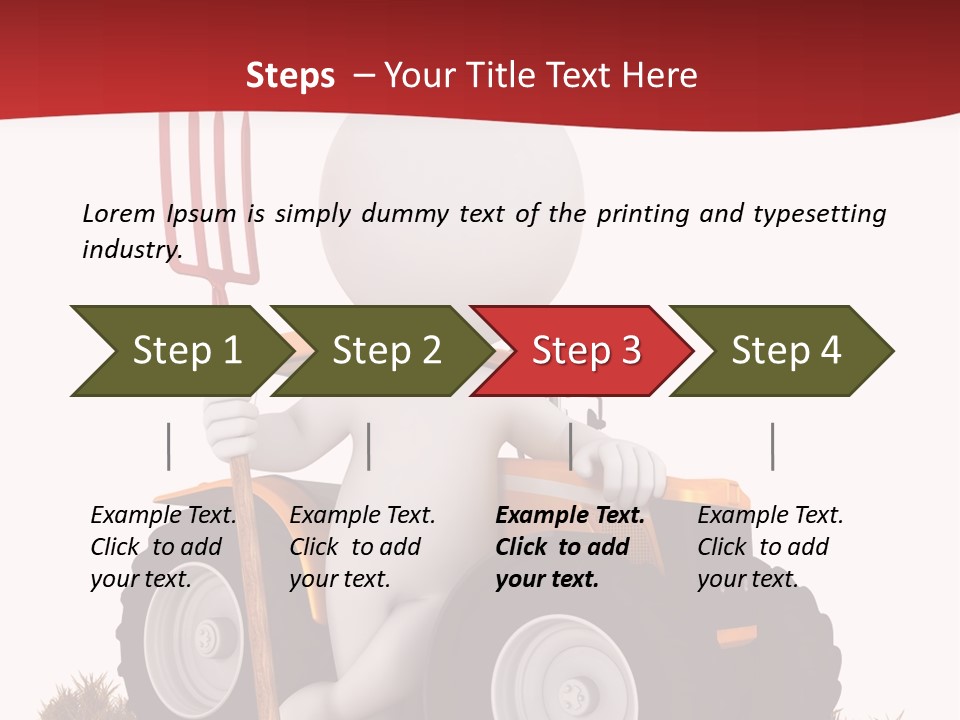 Industrial Farmland Guy PowerPoint Template