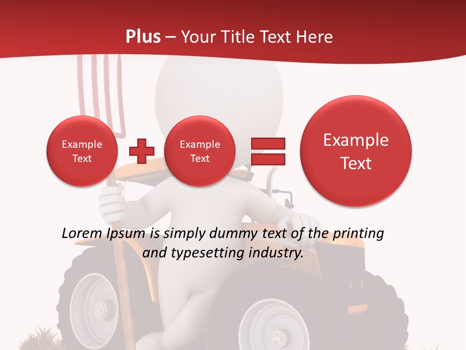 Industrial Farmland Guy PowerPoint Template