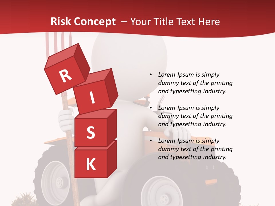 Industrial Farmland Guy PowerPoint Template