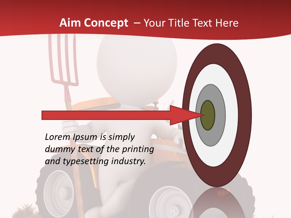 Industrial Farmland Guy PowerPoint Template