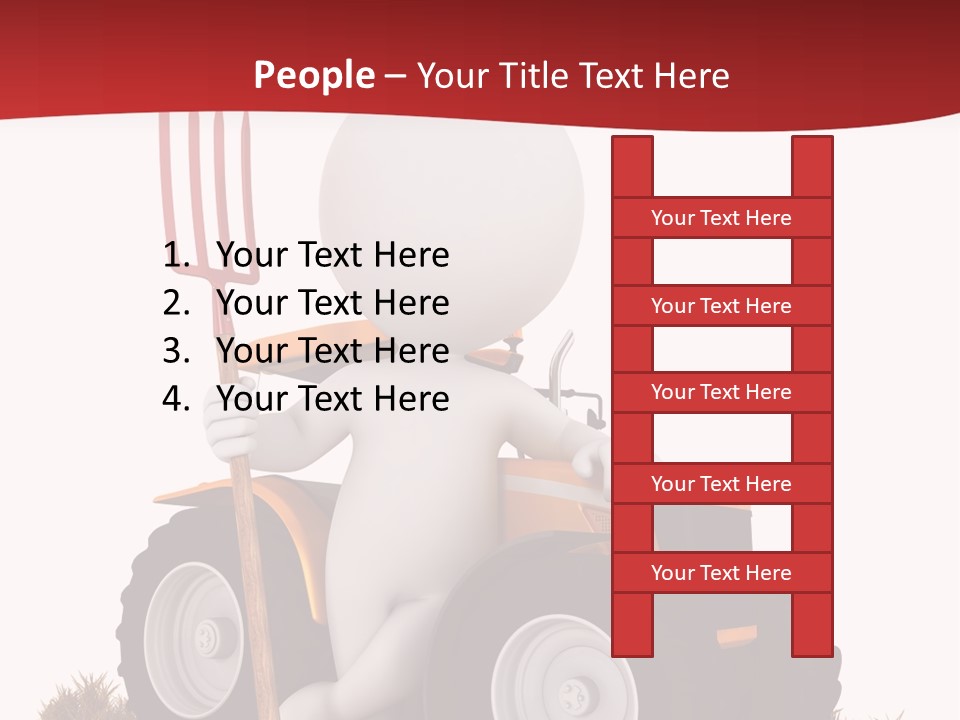 Industrial Farmland Guy PowerPoint Template