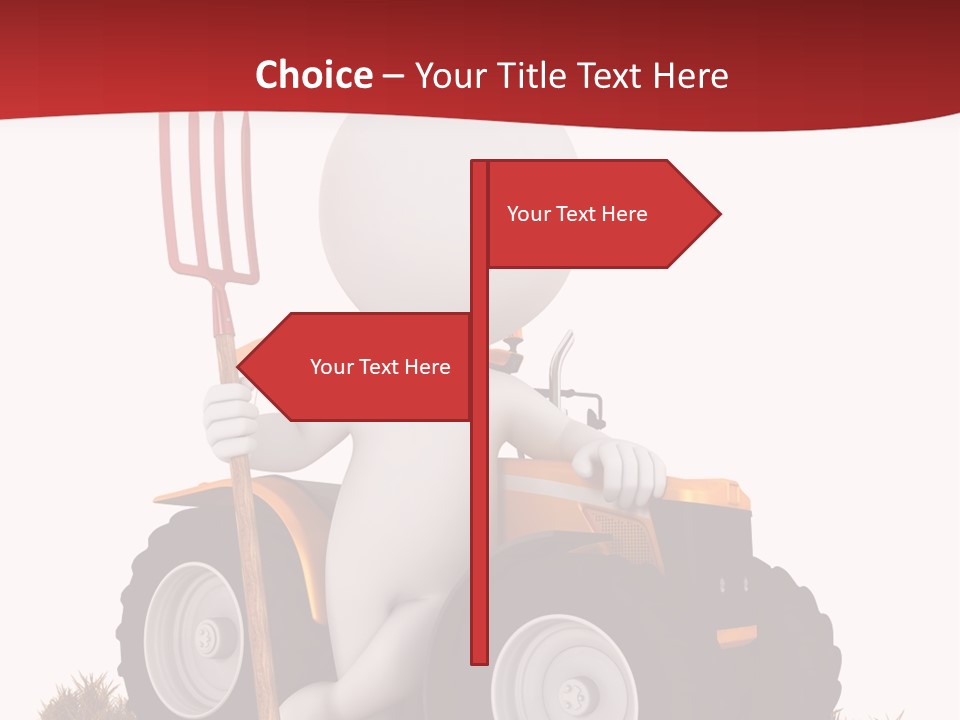Industrial Farmland Guy PowerPoint Template