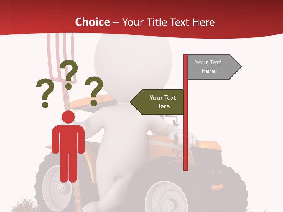 Industrial Farmland Guy PowerPoint Template