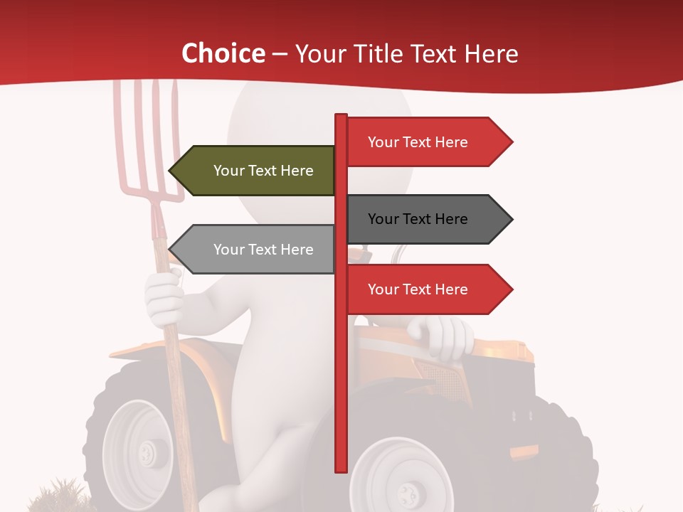 Industrial Farmland Guy PowerPoint Template