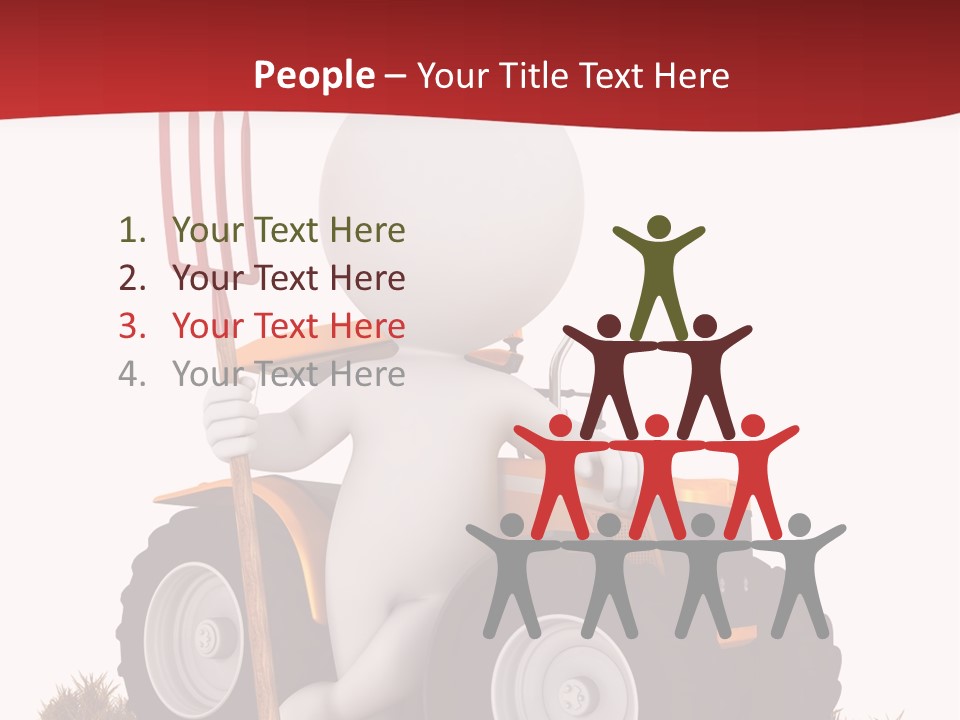 Industrial Farmland Guy PowerPoint Template