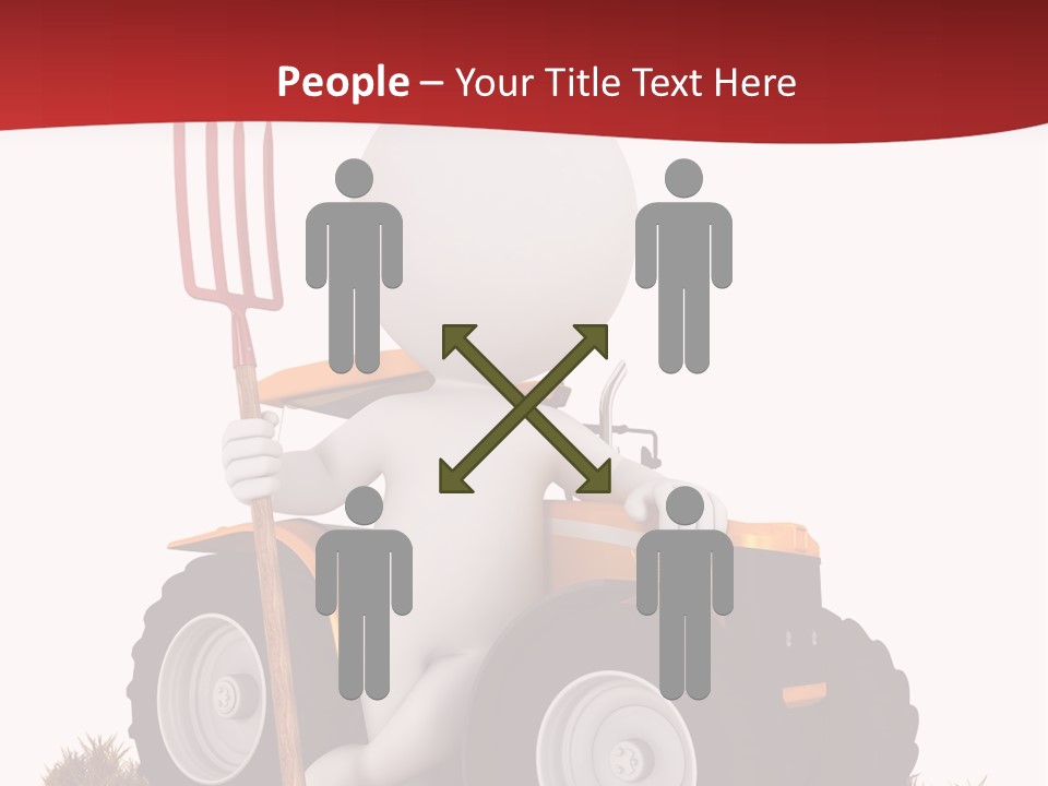 Industrial Farmland Guy PowerPoint Template