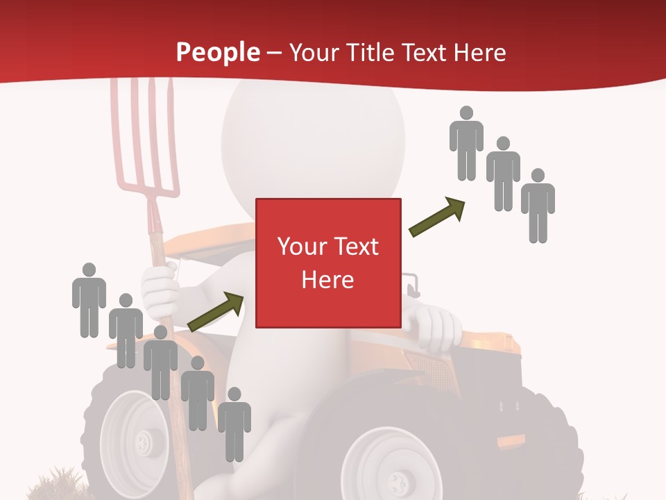 Industrial Farmland Guy PowerPoint Template