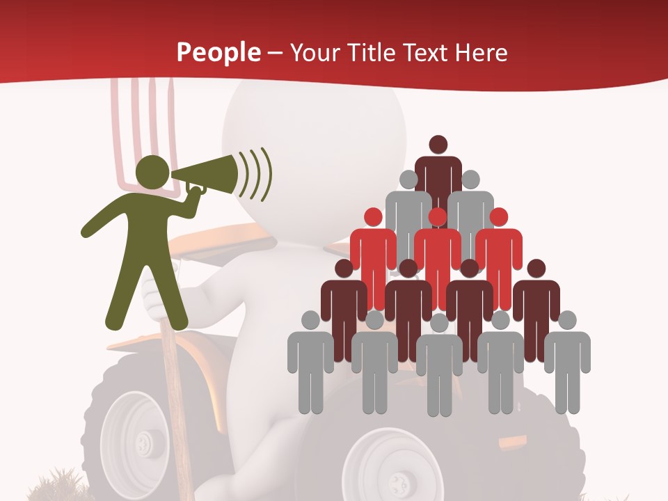 Industrial Farmland Guy PowerPoint Template