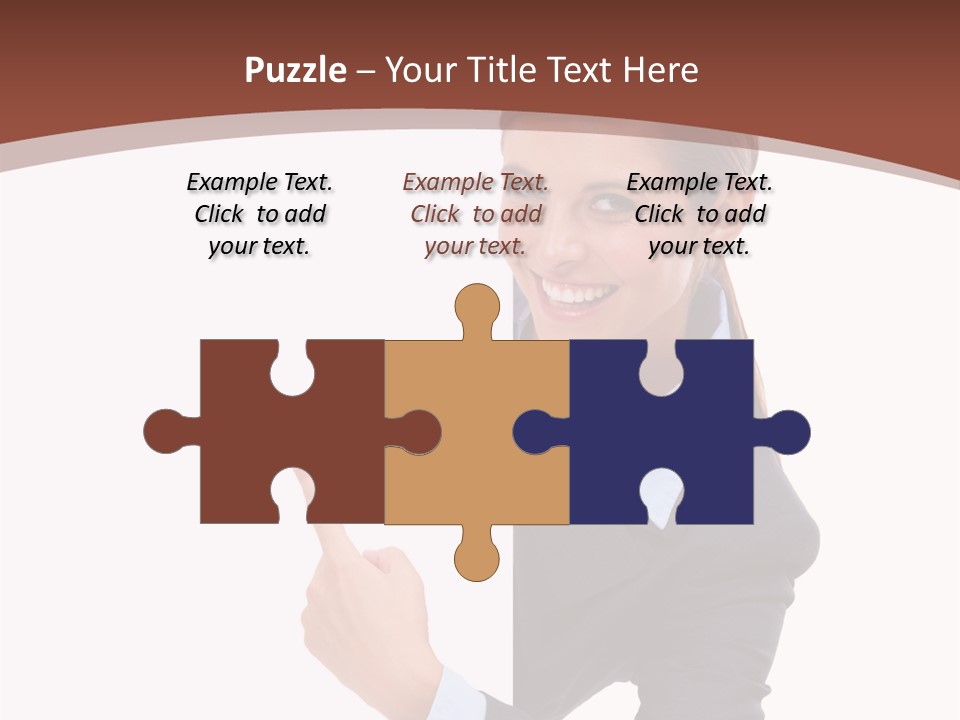 Per On Office Chair PowerPoint Template