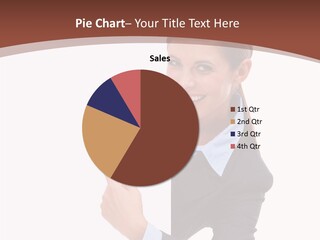 Per On Office Chair PowerPoint Template