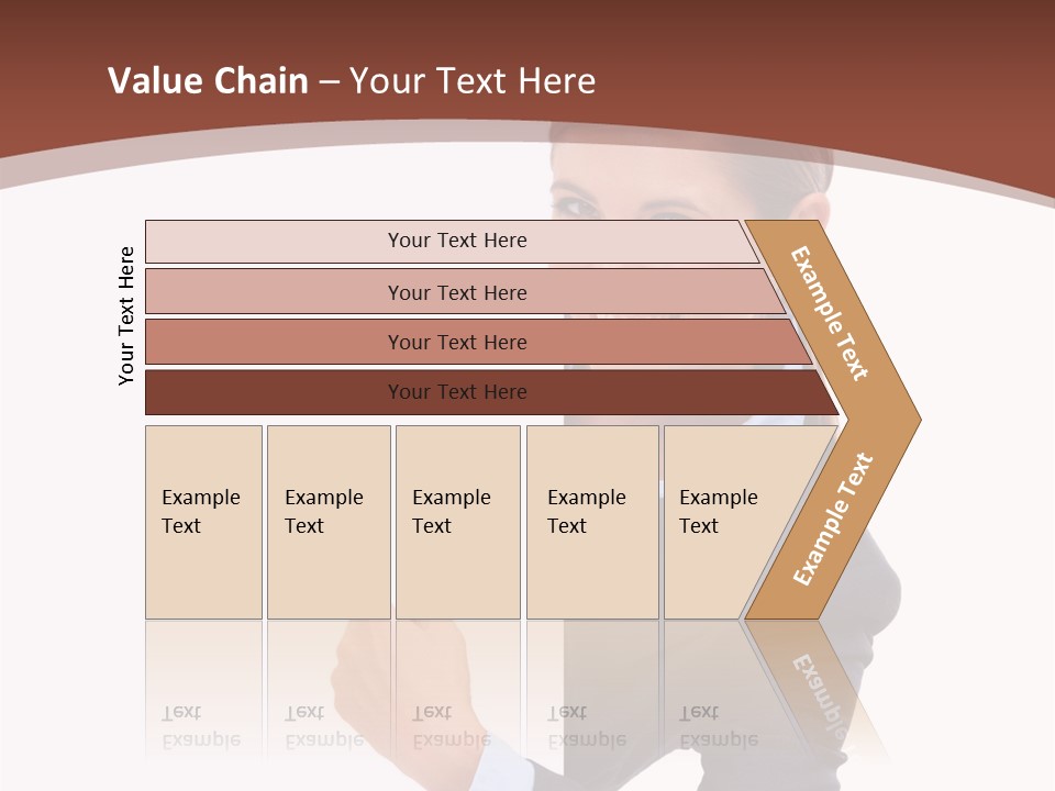 Per On Office Chair PowerPoint Template