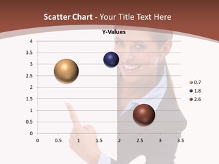 Per On Office Chair PowerPoint Template