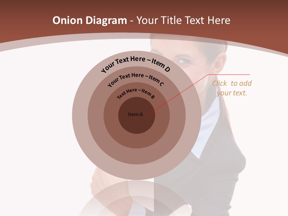 Per On Office Chair PowerPoint Template
