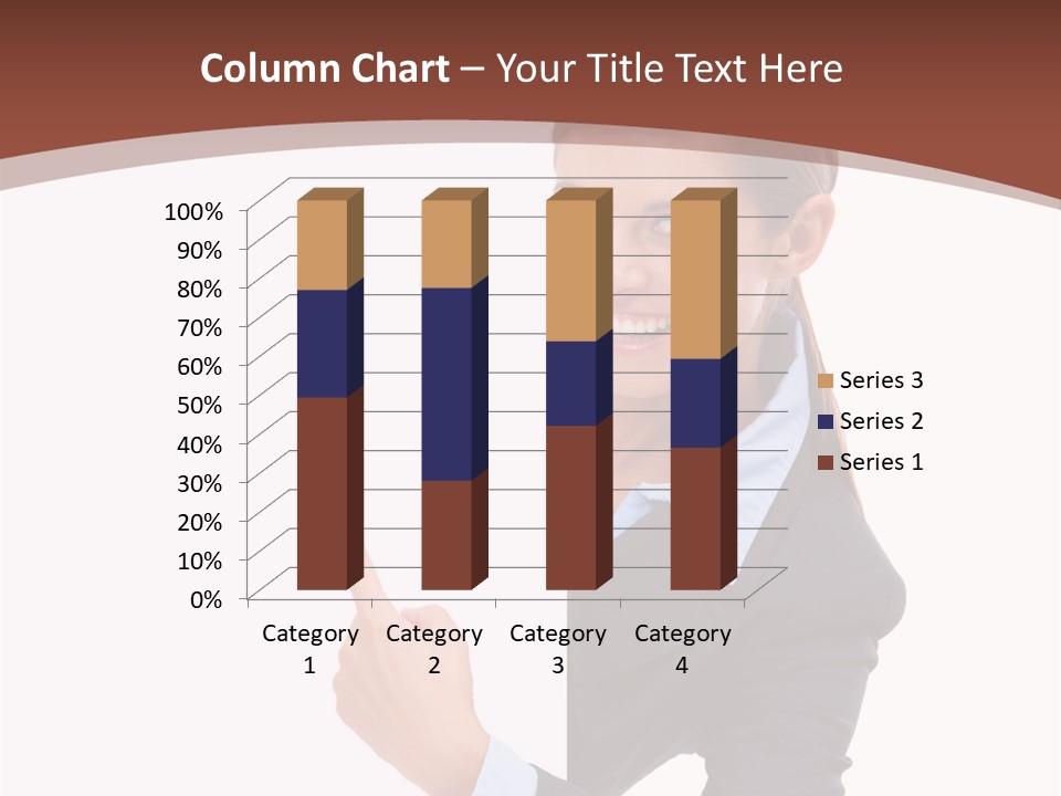 Per On Office Chair PowerPoint Template