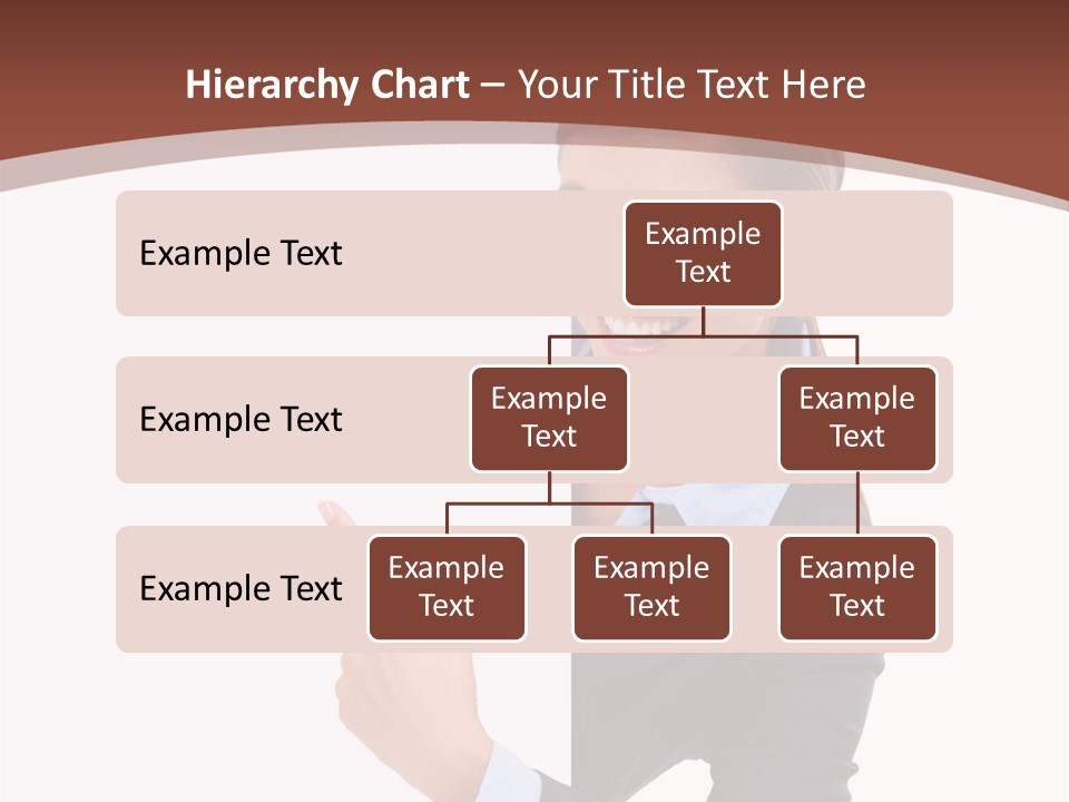 Per On Office Chair PowerPoint Template