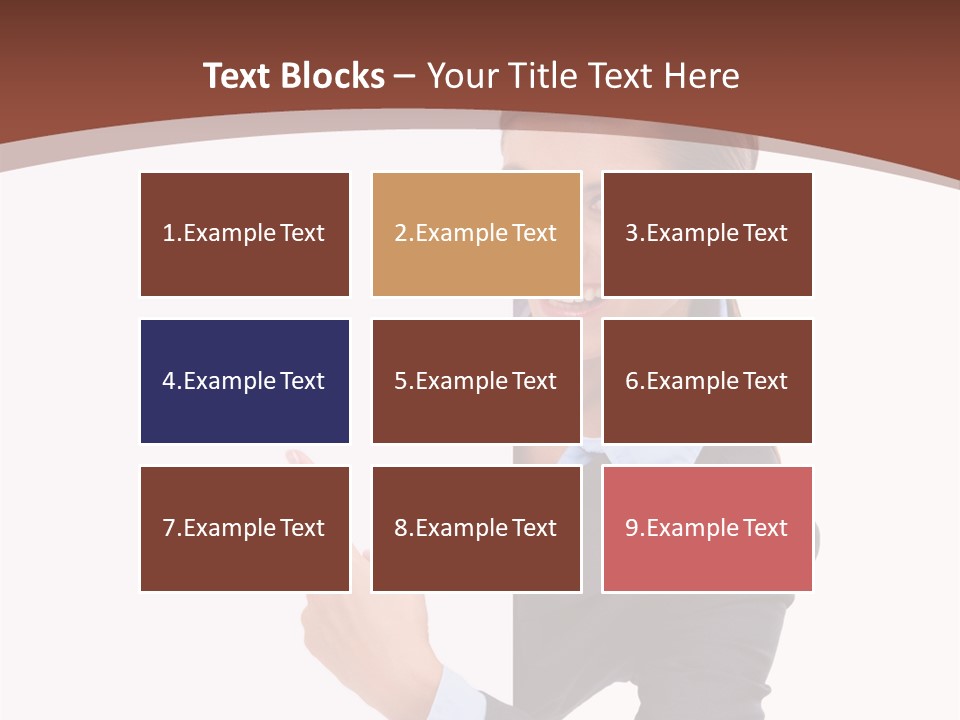 Per On Office Chair PowerPoint Template